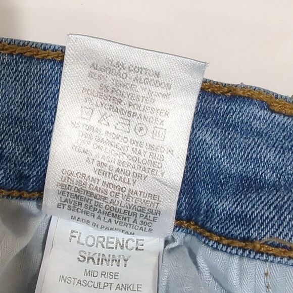 DL1961 Womens Jeans 28 Blue Florence Skinny Light Wash 26.5" Inseam - Picture 7 of 10